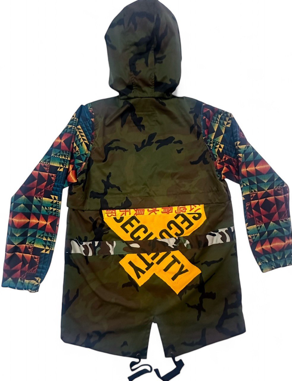 CAMO REWORKED HOODED JACKET