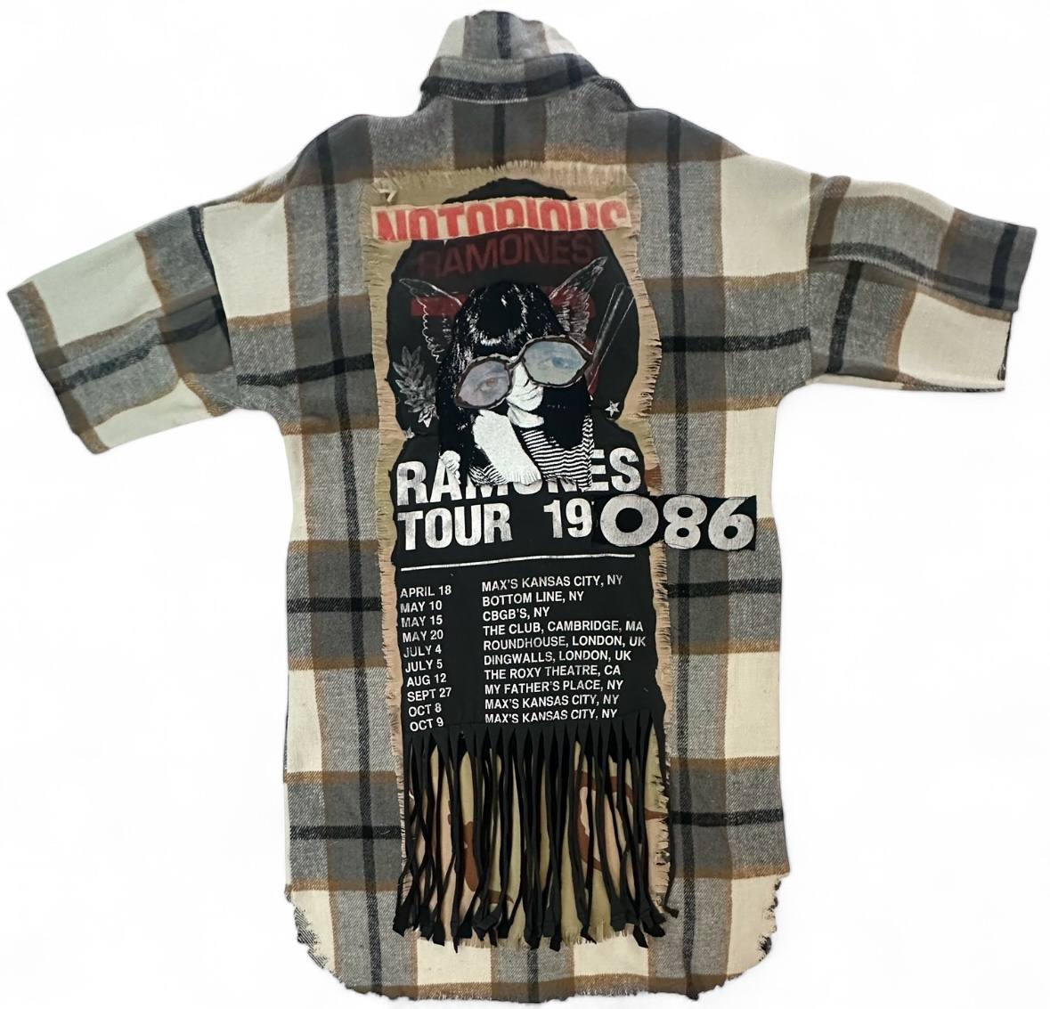 NOTORIOUS RAMONES FLANNEL SHIRT